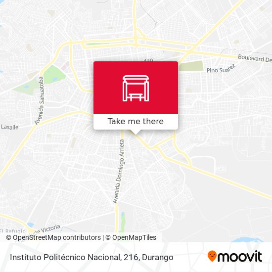 Instituto Politécnico Nacional, 216 map