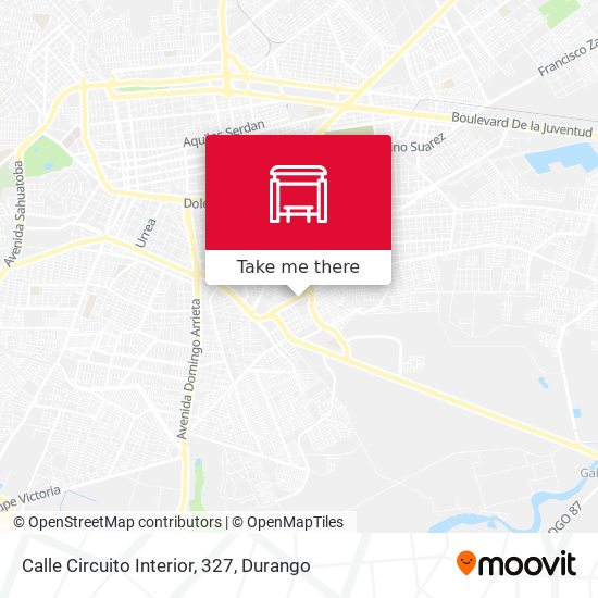 Calle Circuito Interior, 327 map