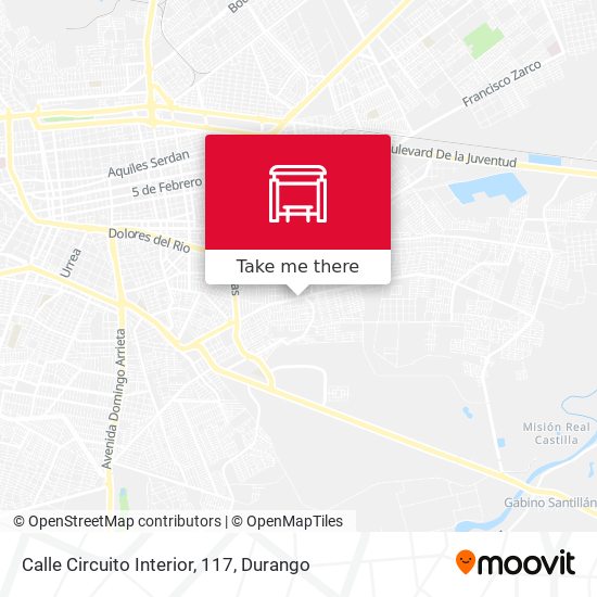 Calle Circuito Interior, 117 map