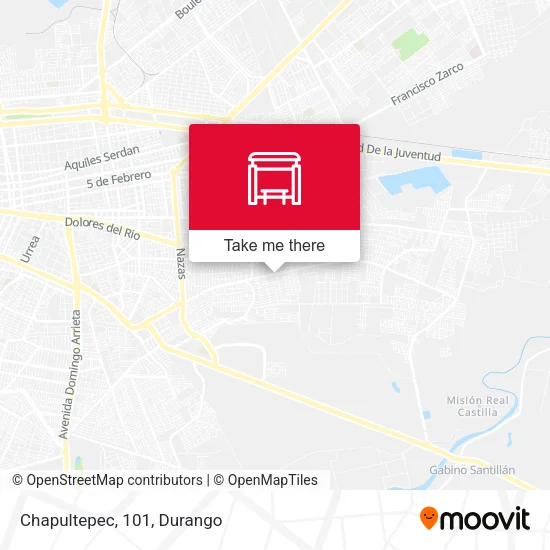 Mapa de Chapultepec, 101