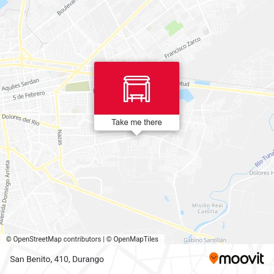 Mapa de San Benito, 410