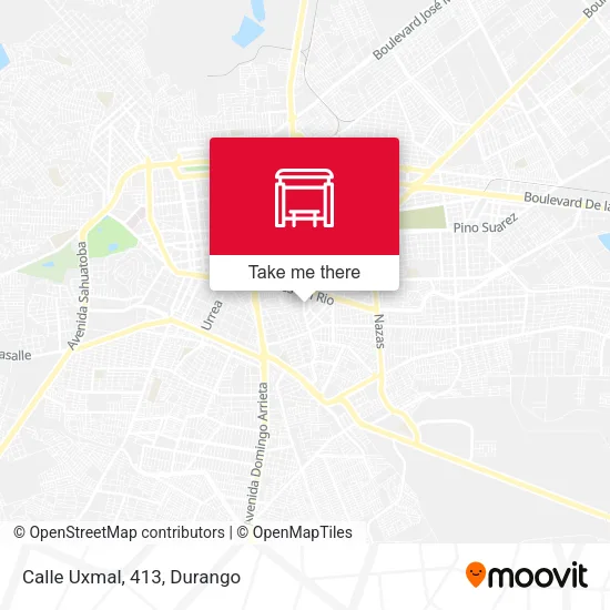 Mapa de Calle Uxmal, 413