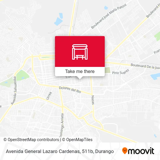 Mapa de Avenida General Lazaro Cardenas, 511b