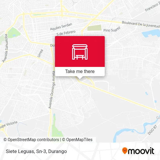 Siete Leguas, Sn-3 map