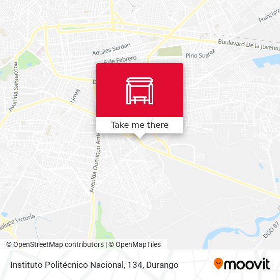 Instituto Politécnico Nacional, 134 map