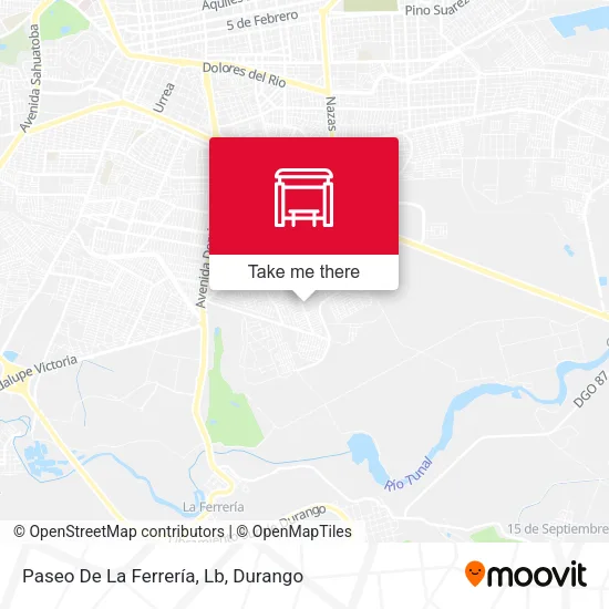 Mapa de Paseo De La Ferrería, Lb