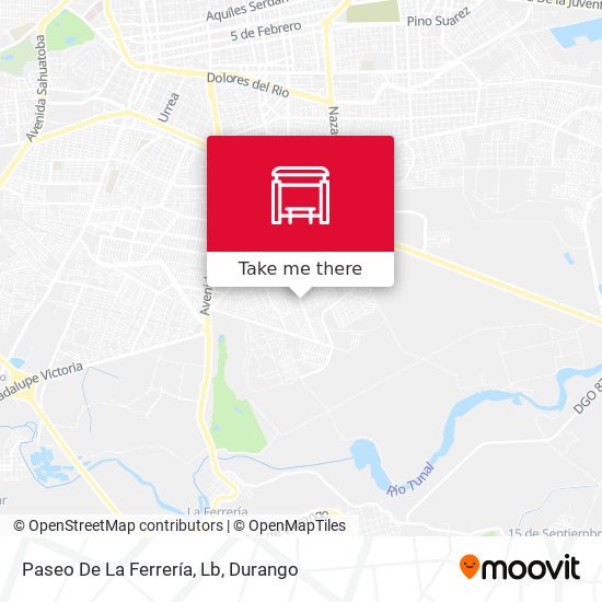 Mapa de Paseo De La Ferrería, Lb