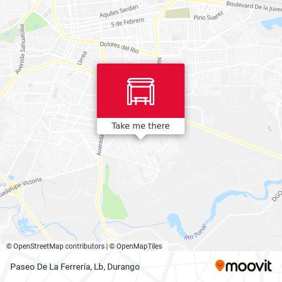 Paseo De La Ferrería, Lb map