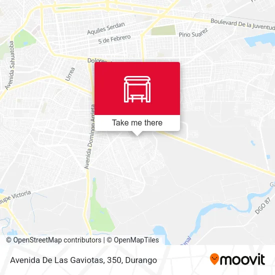 Mapa de Avenida De Las Gaviotas, 350