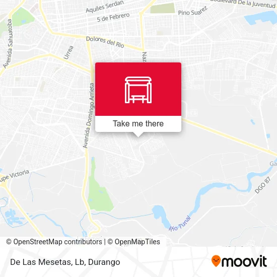 Mapa de De Las Mesetas, Lb