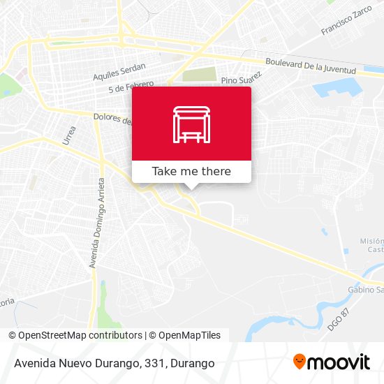Avenida Nuevo Durango, 331 map