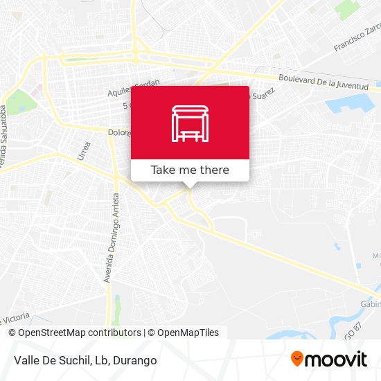 Mapa de Valle De Suchil, Lb