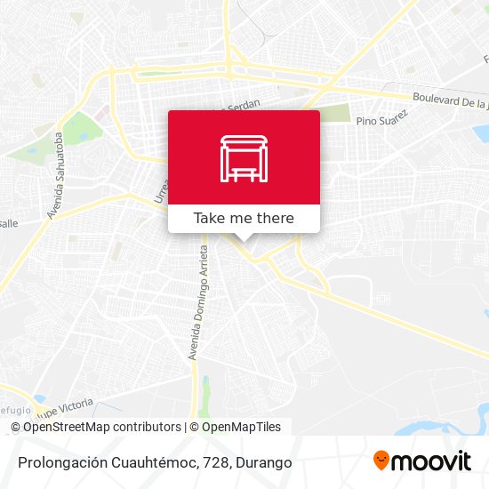 Prolongación Cuauhtémoc, 728 map