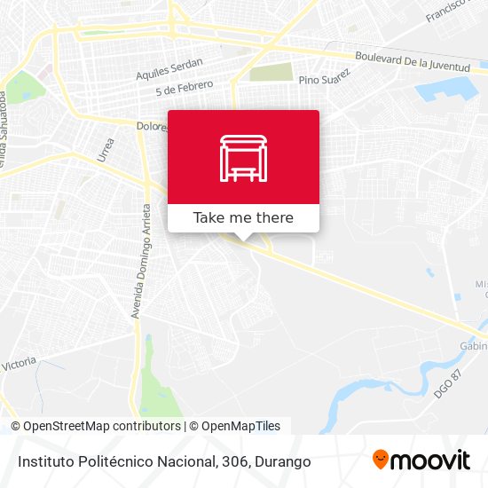 Instituto Politécnico Nacional, 306 map