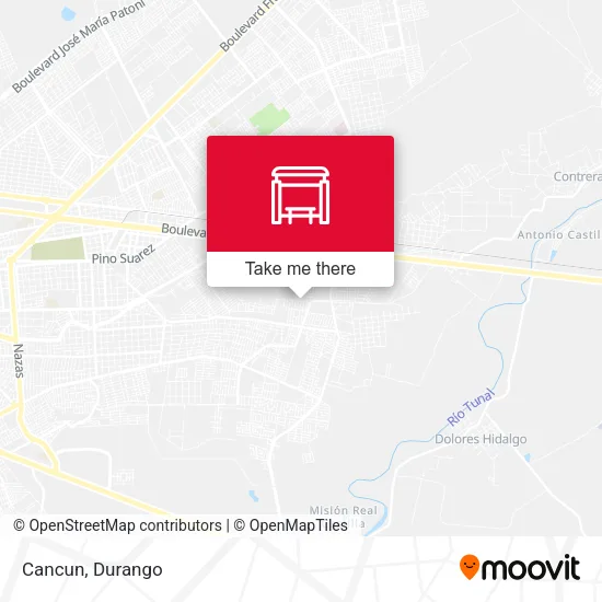 Mapa de Cancun