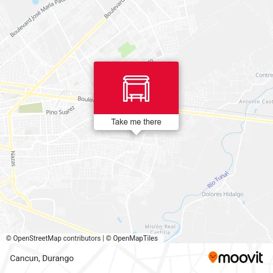 Mapa de Cancun