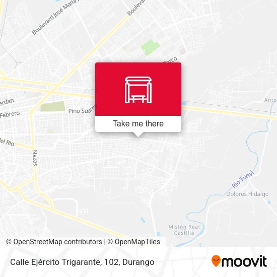 Mapa de Calle Ejército Trigarante, 102