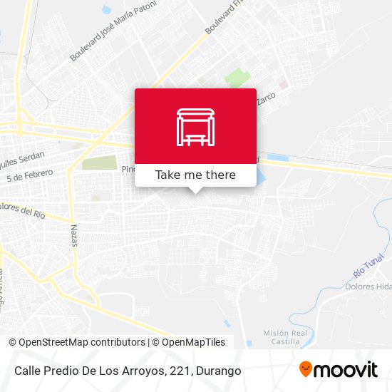 Calle Predio De Los Arroyos, 221 map
