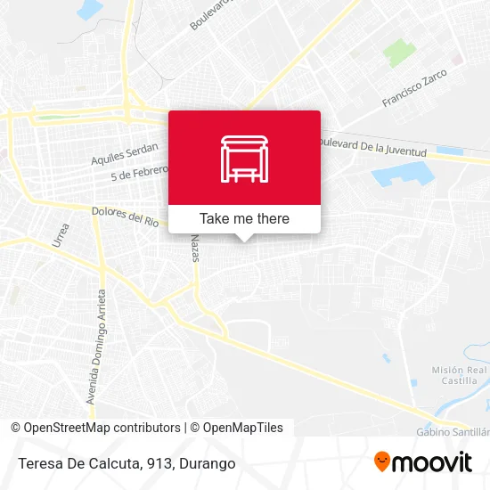 Mapa de Teresa De Calcuta, 913