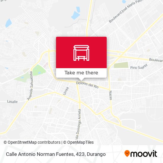 Mapa de Calle Antonio Norman Fuentes, 423