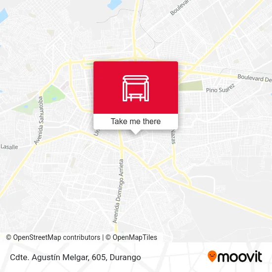 Mapa de Cdte. Agustín Melgar, 605