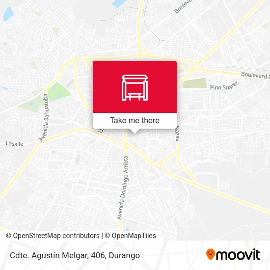Mapa de Cdte. Agustín Melgar, 406