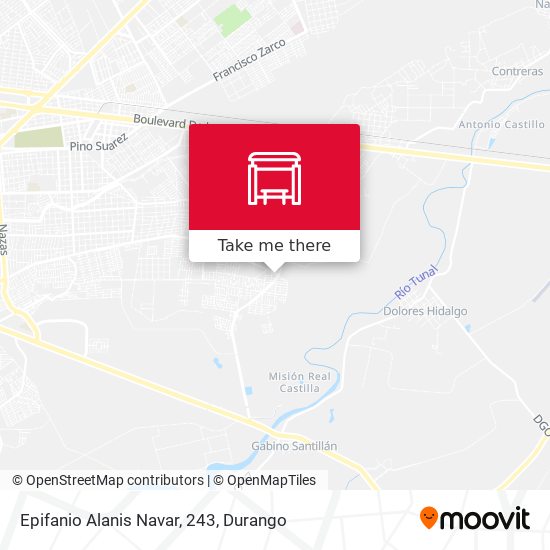 Mapa de Epifanio Alanis Navar, 243