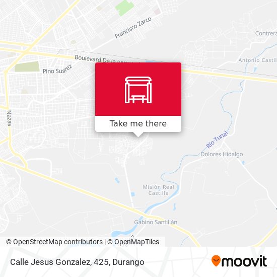 Mapa de Calle Jesus Gonzalez, 425