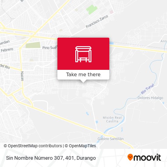 Sin Nombre Número 307, 401 map