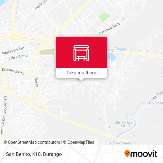 Mapa de San Benito, 410