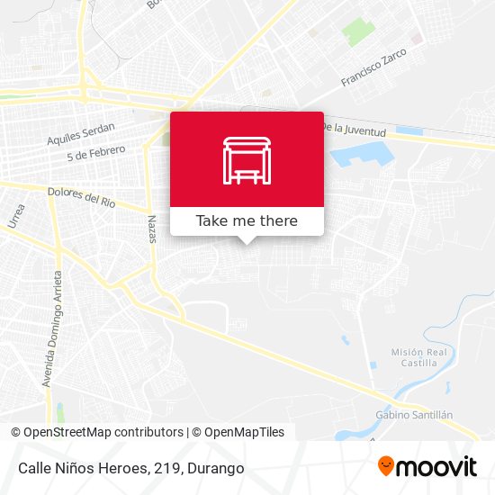 Calle Niños Heroes, 219 map
