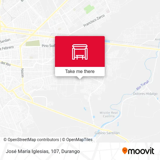 Mapa de José María Iglesias, 107