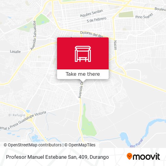 Profesor Manuel Estebane San, 409 map