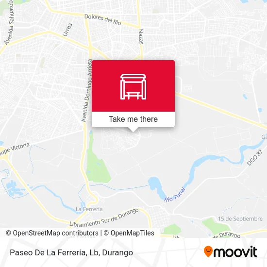 Mapa de Paseo De La Ferrería, Lb