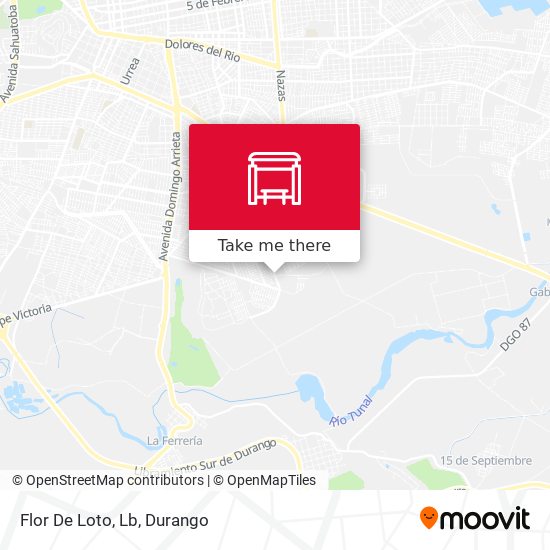 Mapa de Flor De Loto, Lb