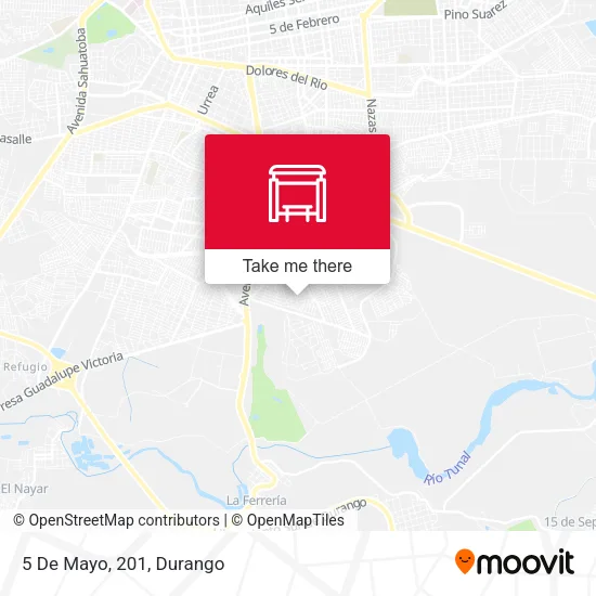 Mapa de 5 De Mayo, 201