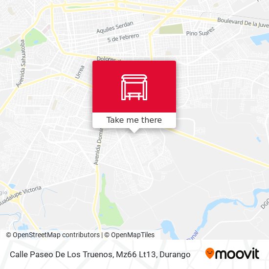 Calle Paseo De Los Truenos, Mz66 Lt13 map