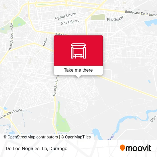 Mapa de De Los Nogales, Lb