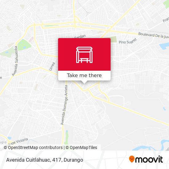Avenida Cuitláhuac, 417 map