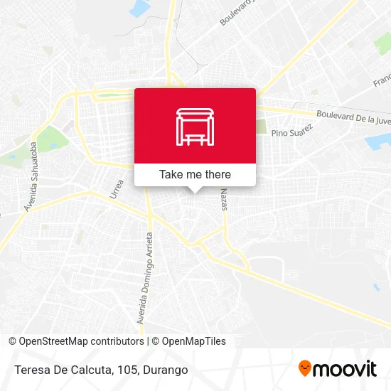Mapa de Teresa De Calcuta, 105