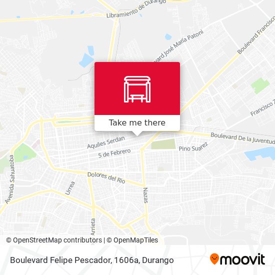 Mapa de Boulevard Felipe Pescador, 1606a