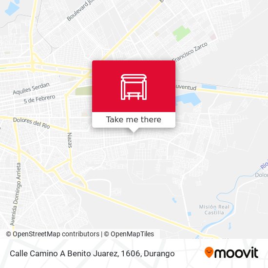 Mapa de Calle Camino A Benito Juarez, 1606