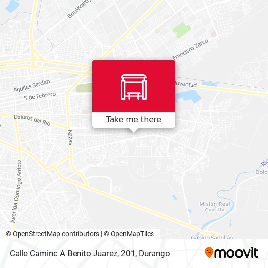 Calle Camino A Benito Juarez, 201 map