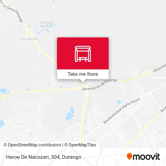 Mapa de Heroe De Nacozari, 304