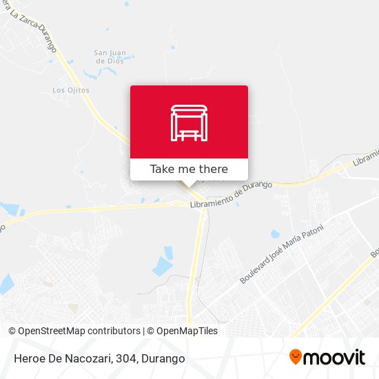 Mapa de Heroe De Nacozari, 304