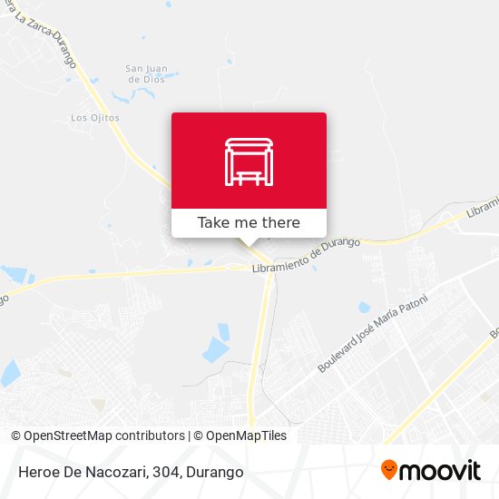 Mapa de Heroe De Nacozari, 304