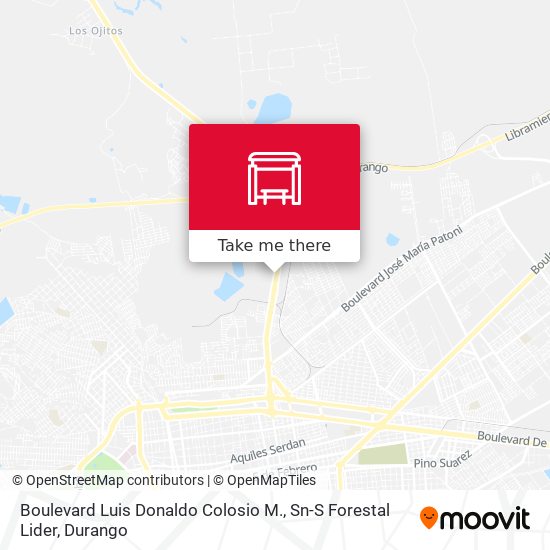 Mapa de Boulevard Luis Donaldo Colosio M., Sn-S Forestal Lider