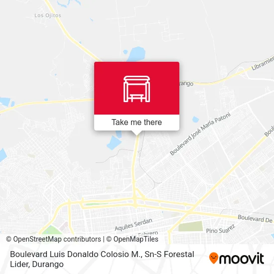 Boulevard Luis Donaldo Colosio M., Sn-S Forestal Lider map