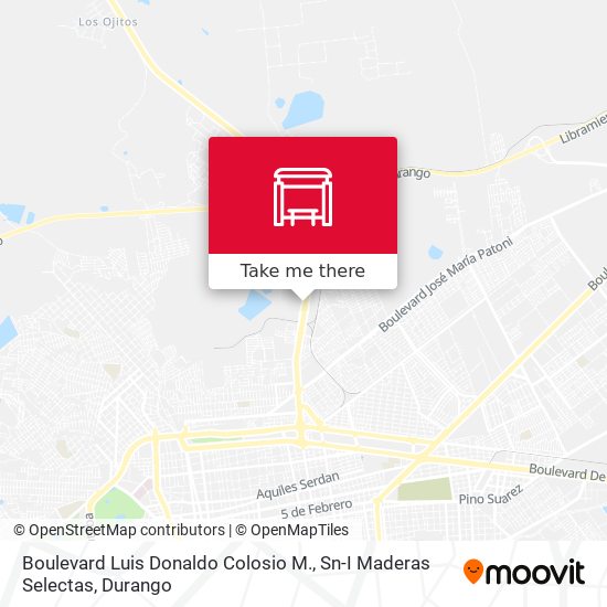 Mapa de Boulevard Luis Donaldo Colosio M., Sn-I Maderas Selectas