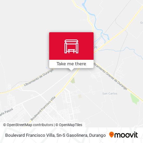 Mapa de Boulevard Francisco Villa, Sn-S Gasolinera